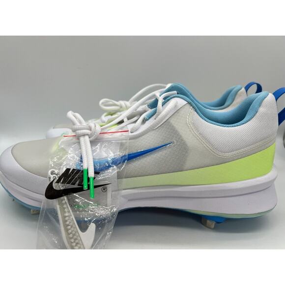 Nike Force Trout 9 Pro Metal Baseball Cleats Fresh Pack FQ7941-100 Men Size 13 - Picture 2 of 12